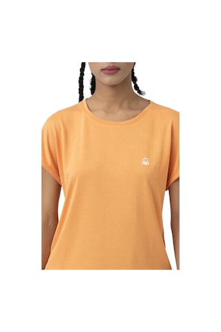 United Colors Of Benetton Kadın Tshirt Ben.w21016 Turuncu