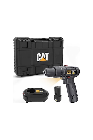 Cat DX15.1 12 V 2.0 AH Li-Ion Çift Akülü Şarjlı Darbeli Matkap