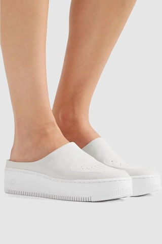 Nike Air Force 1 Lover Xx Leather Sneaker Kadın Hakiki Deri Terlik Kırık Beyaz Beyaz