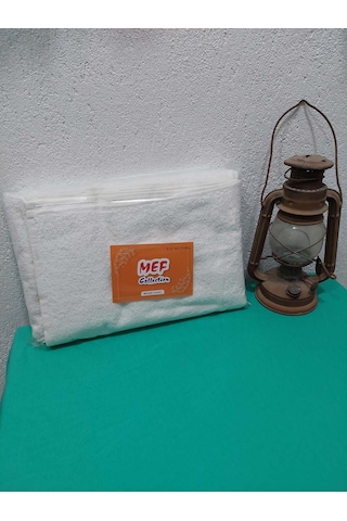Mef Collection Banyo Havlu Seti Büyük Boy Beyaz 2'li Beyaz
