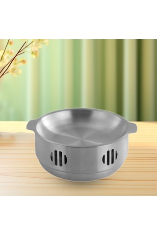 Homyl Isınma Stavat Daha Sıcak Japon Shabu Tenceresi Gümüş