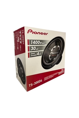 Pioneer Ts-300d4 30 Cm Subwoofer Çift Bobin 400rms 1400watt