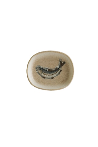Fish Hygge 10cm 4 Adet Porselen Oval Kase Seti
