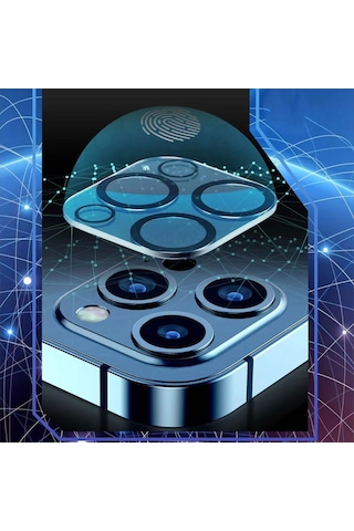 Apple iPhone 15 Uyumlu Şeffaf Lens Koruyucu Go Des Lens Shield Cl-14 Kamera Protector