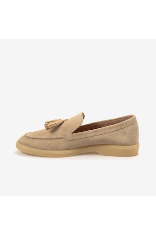 Kemal Tanca Kadın Loafer 15001 Bej