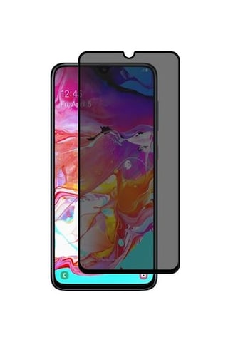 Lexroo Galaxy A70 5d Privacy Cam Ekran Koruyucu - Siyah