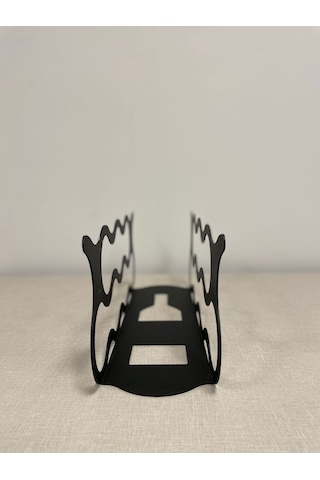 Api Design Dekoratif Metal Şarap Rafı 8'li