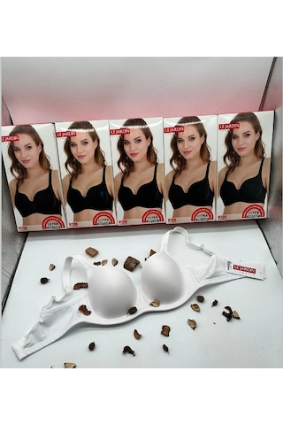 Yeni Ürün 9720 Amanda Toparlayıcı Ultra Soft Büyük Beden Sütyen Beyaz