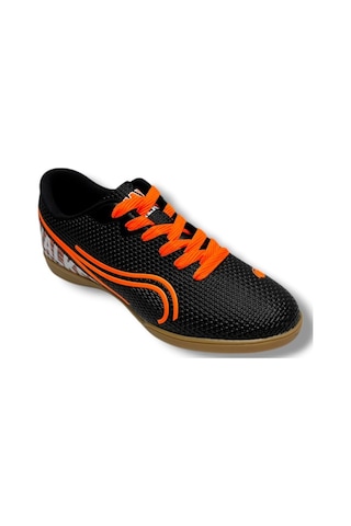 Walked 233-26 Futsal Erkek Salon Futbol Ayakkabı Siyah Turuncu