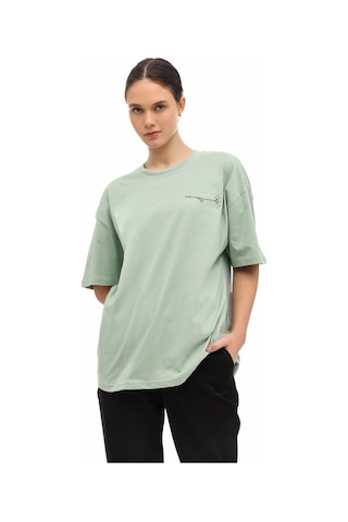 Lumberjack Wl 11teel 6fx Mint Kadın Kısa Kol T-shirt 000000000102063404 Yeşil