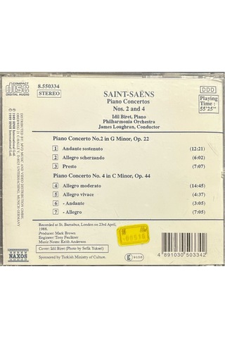 Plak Değildir Cd Dir Cd İdil Biret Saint-saens Piano Concertos
