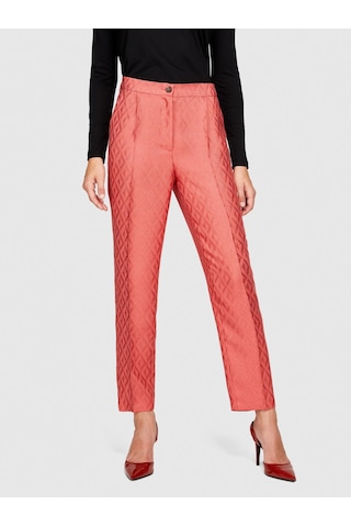 Sisley Viskoz Karışımlı Havuç Kesim Jakarlı Pantolon Kadın Mor Pantolon - 323a47r8lf03q