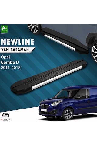 S-dizayn Opel Combo D Newline Krom Yan Basamak 193 Cm 2011-2018