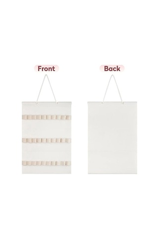 Büyük Kapasiteli Kafa Bandı Tutucu Asılı Duvar Saç Aksesuarları Kadın Kızlar Için Standı Beyaz