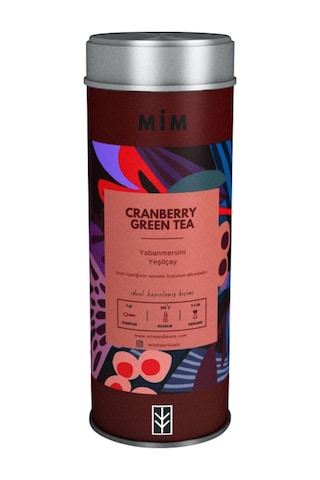 Mim Tea Cranberry Green Tea Yabanmersinli Yeşilçay 50 G