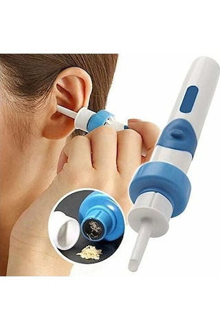 Otomatik Kulak Temizleyici, Elektrikli Vakumlu Kulak Kiri Emme Cihazı, Yetişkinler Ve Çocuklar İçin Kulak Temizleme Aleti Seti