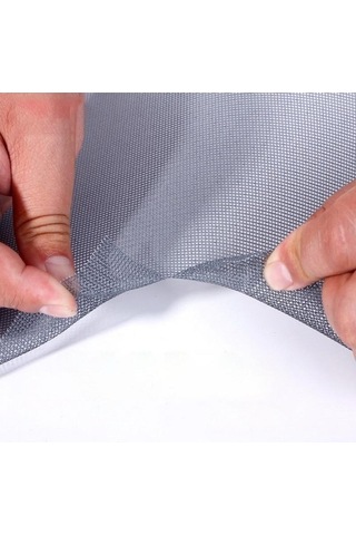 Pazly 3 Metre 20 Mesh Siyah Nano Sinek Sivrisinek Tel Net, Bebek Ve Aile Koruma Pencere Ekranı 100cm-300cm 100 x 300 CM