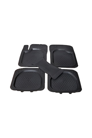 Havuzlu Paspas 3D Siyah 5 Parça Üniversal Tüm Araçlar Için Uyumlu N11.17027