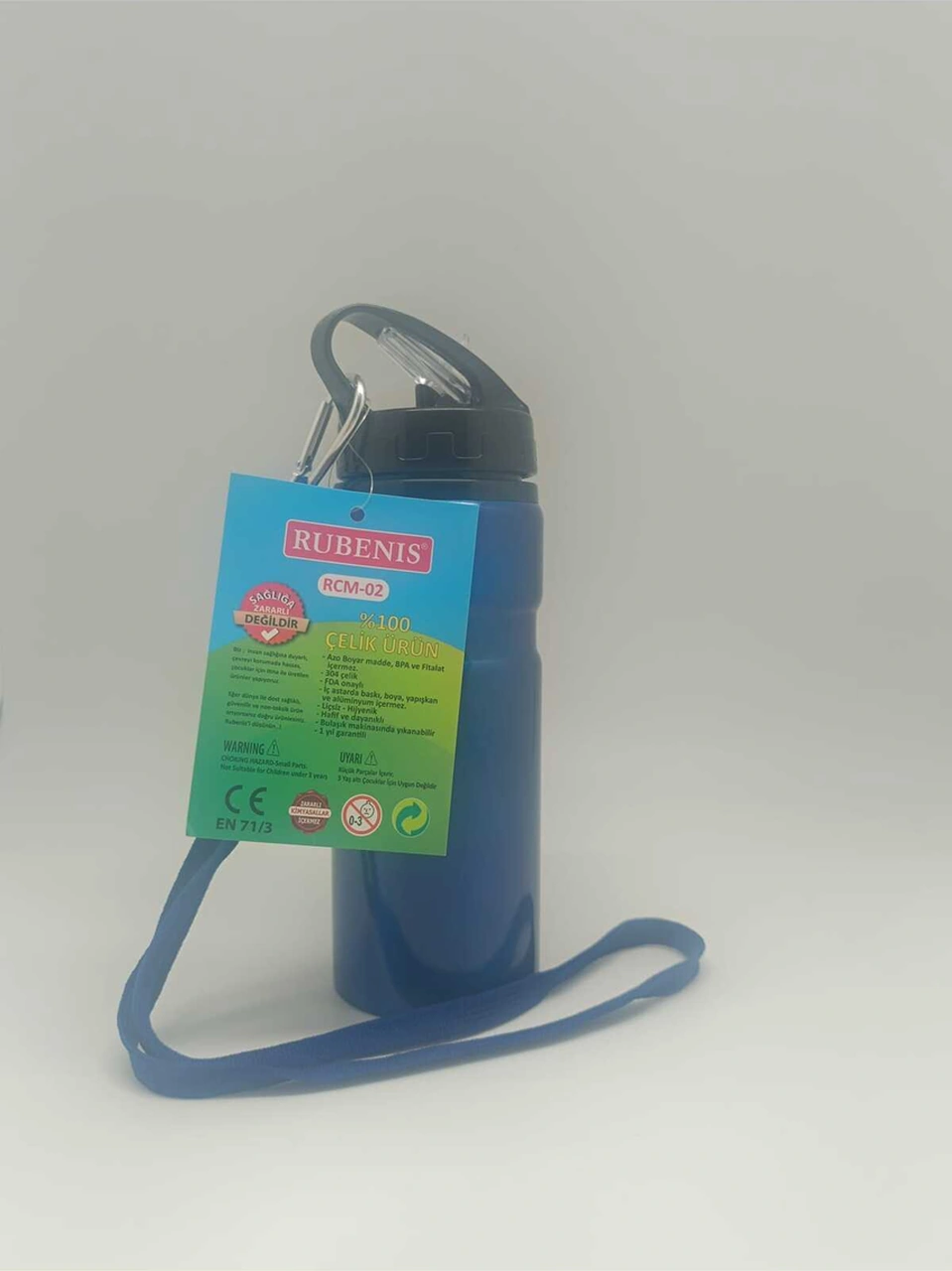 Rcm-02 Çelik Matara 500 Ml Mavi 1 Adet MAvi