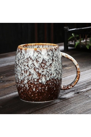 Createtech Yaratıcı Kişilik Kupa Büyük Kapasiteli Basit Seramik Fincan D, Kahve Fincanı Çift Fincan Japon Tarzı Diğer