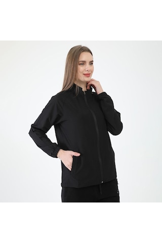 Joma 6231301 Kadın Önden Fermuarlı Siyah Sweat