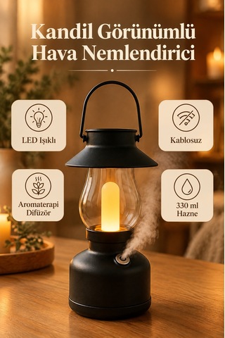 Kandil Görünümlü Hava Nemlendirici 300 Ml