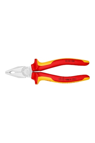 Knipex 0306180 Vde 1000V İzoleli Elektrikçi Kombine Pense 180 MM