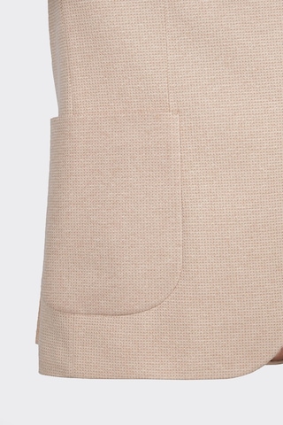 Bej Casual Slim Fit Bi-stretch Ceket Bej