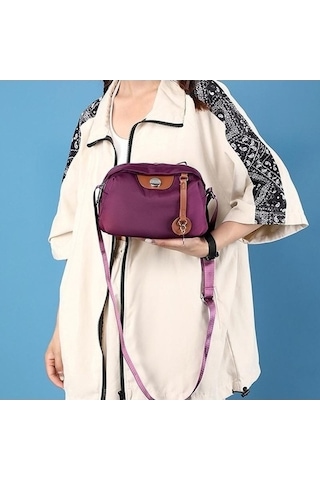 Tongxida Moda Omuz Çantası, Kadınlar İçin, Baskılı, Büyük Kapasite, Askılı, Konforlu, Naylon Yapım, Haki Geçirmez, Alışveriş Ç Haki