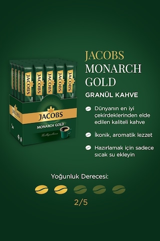 Jacobs Monarch Gold Stick Kahve 26 Adet x 2 G