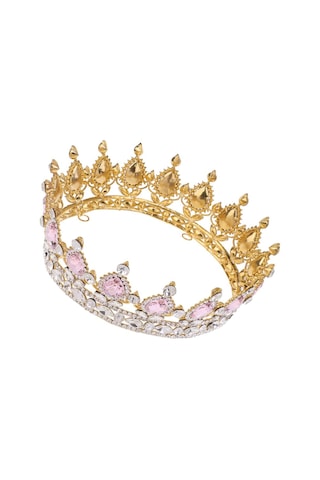 Suntek Barok Gelin Düğün Kraliçesi Kristal Su Damlası Taç