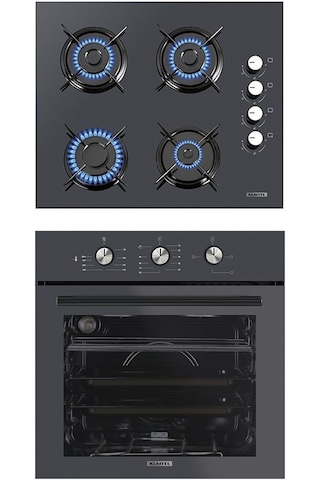 Kumtel B66-S2 MT - KO-40 TAHDF Antrasit Ankastre Set