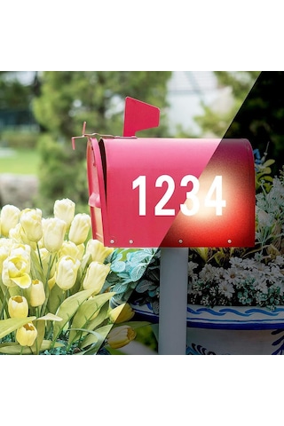 Yansıtıcı Adres Numarası Sticker 0-9 Kaiyi