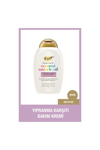 Ogx Coconut Miracle Oil Yıpranma Karşıtı Saç Bakım Kremi 385 ML