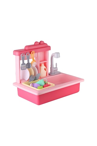 Pilli Interaktif Lavabo Seti  Pembe