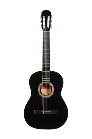 Campbell Ce-54bk 3/4 Klasik Gitar Siyah - Sap Ayarlı Full Set 7-14 Yaş - 8697389643211