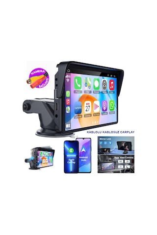 9'' Araç Ekran Teyp Carplay Qled Bt Usb Fm Aux Twogo Go-i9009ahd