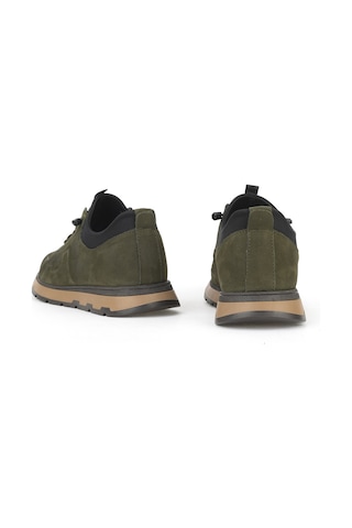 Ziya, Erkek Hakiki Deri Sneaker 1531037z24112 Haki 1531037z24112 610 Haki