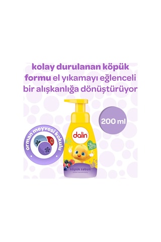 Dalin Orman Meyvesi Kokulu Köpük Sabun 200 ML x 6