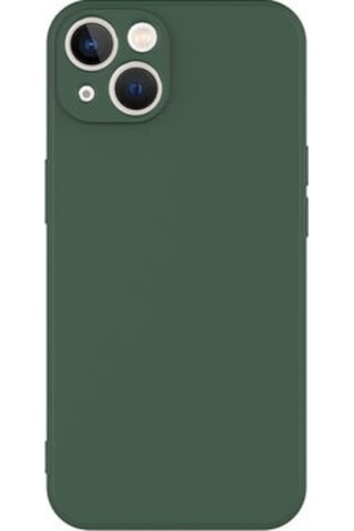 Apple Uyumlu iPhone 13 Mini Kılıf İçi Telefonu Çizmeyen Kadife Kaplı Dışı Soft Yapılı Esnek Lansman Kapak Ryc/mara Koyu Yeşil