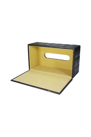 Dayanıklı Pu Deriden Yapılmış Dikdörtgen Mendil Kutusu Diğer