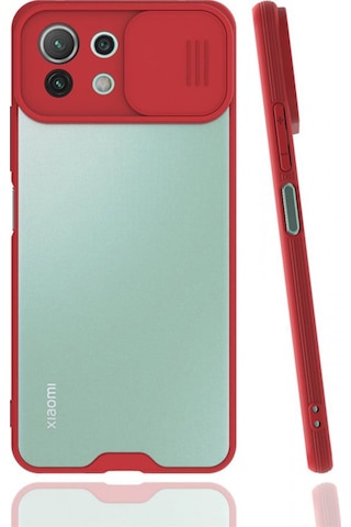 Nettech Xiaomi Mi 11 Lite Uyumlu Platin Kamera Kızaklı Arka