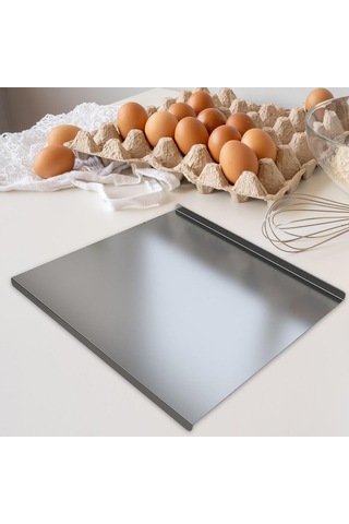 Suntek Paslanmaz Çelik Pasta Tahtası Et Sebze Ekmek Stil-d