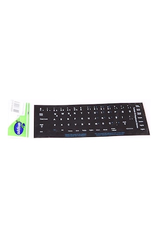 Addison Türkçe Q Siyah Q Klavye Stiker  Sticker