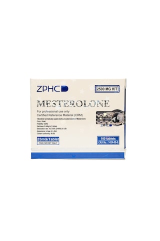 Zphc Mesterolone - 25 Mg / Pill -100 Tablet Aromasız