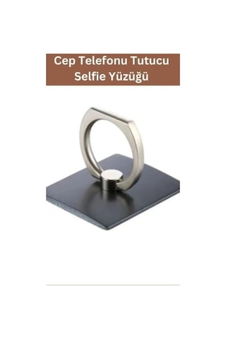 Telefon Tutucu Yüzük Stand, Metal Selfie Yüzüğü, Cep Telefonu Selfie Yüzüğü