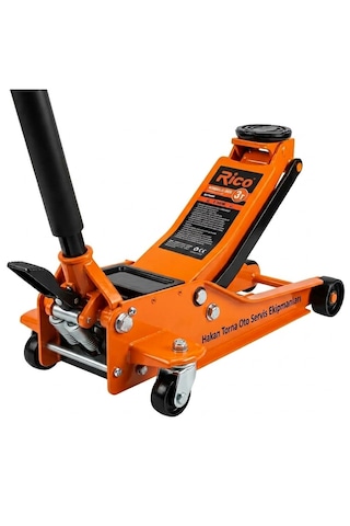 Rico 3 Ton Çift Piston Kriko Hidrolik Alçak Şase Arabalı Kriko
