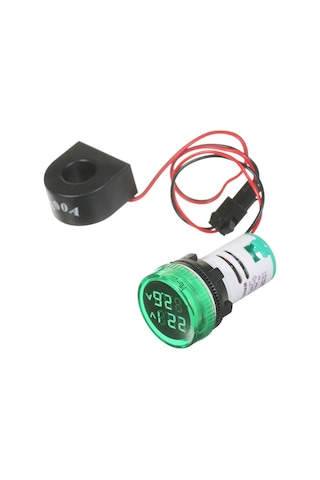 Reedark Küçük Dijital Volt-ampermetre: Ac 50-500v & 0-100a Ölçüm, Çift Led Ekran