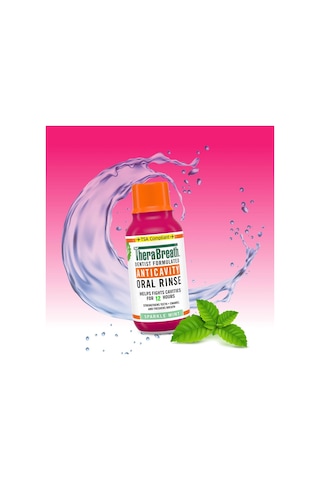Thera Breath Anticavity Sparkle Mint Ağız Çalkalama Suyu 88.7ml Seyahat Boyu