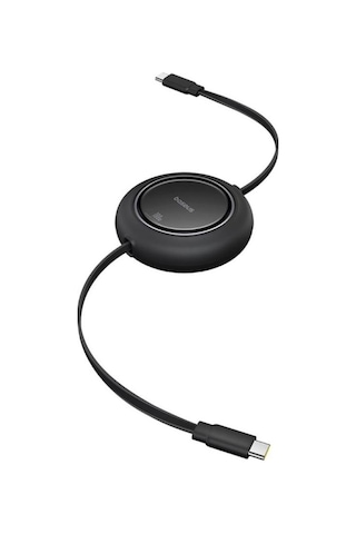 Baseus Free2pull Mini Kablo Usb-c 100w - Siyah